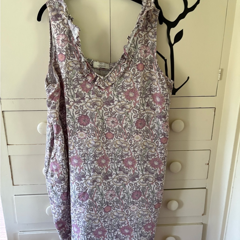 Floral Sleeveless Mini Dress